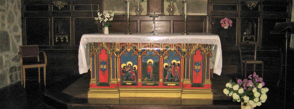 Autel chatoyant et rutilant (Eglise St Martin, Flayat)